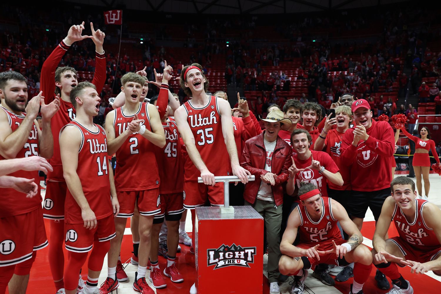 Utah Utes Basketball win over BYU